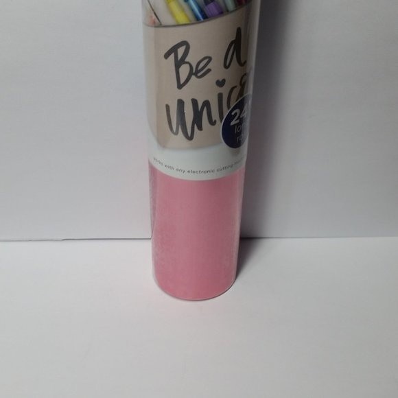 Iron On Vinyl Rose Gold Metallic Pink - Picture 3 of 7